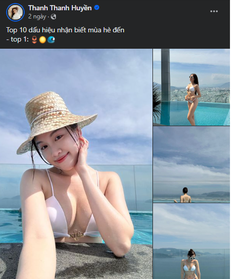 Nu MC “chan dai nhat Viet Nam” dien bikini trang tinh khoi chao He