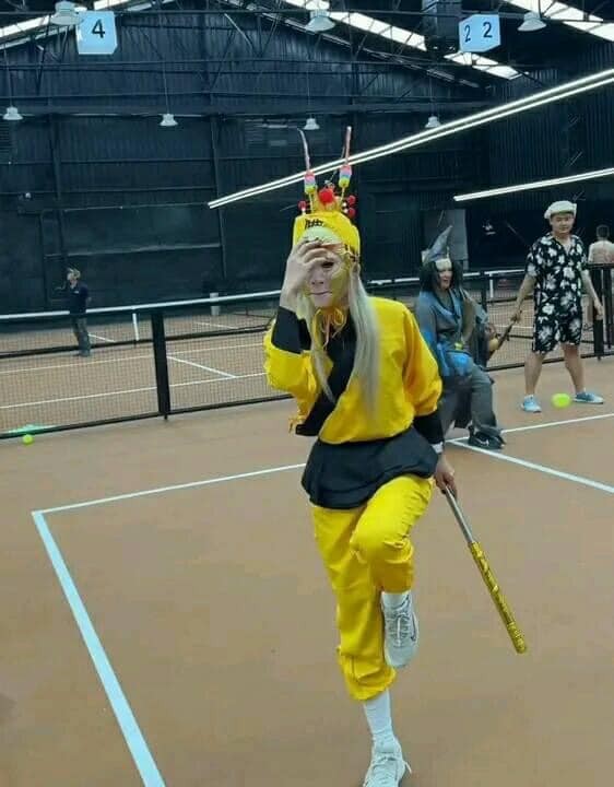 Phuong Ly cosplay den san pickleball, ai nhin cung nga ngua-Hinh-4