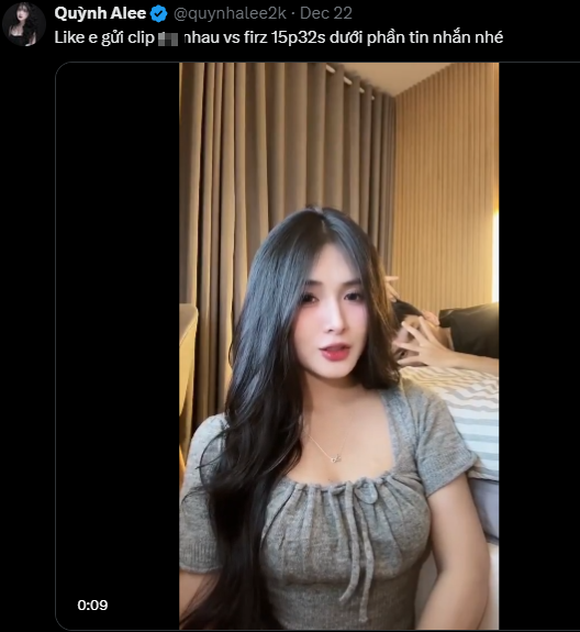 Quynh Alee bi gia mao tai khoan, phat tan hinh anh 18+