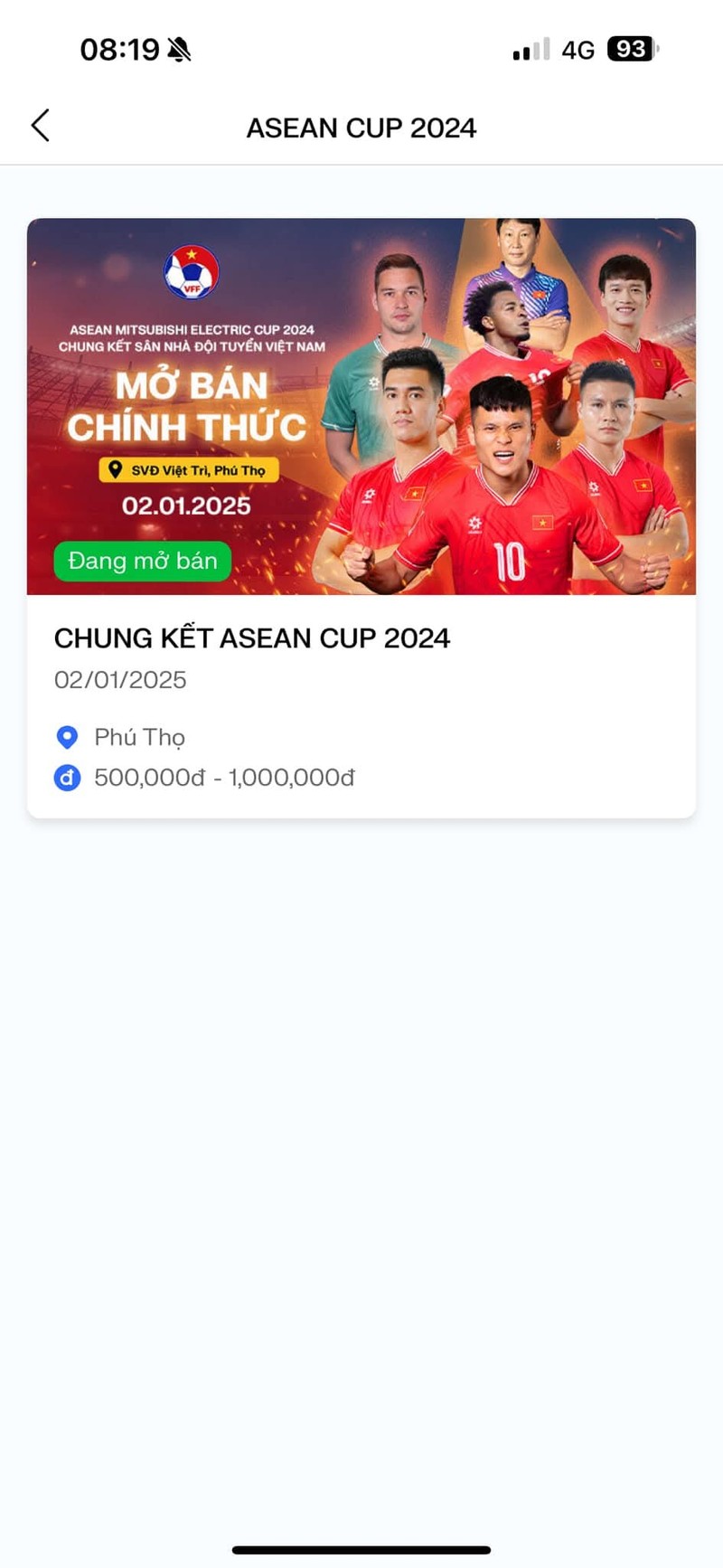 Trang ban ve chung ket AFF Cup 2024 bi 