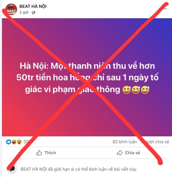 Nhieu Fanpage dua fake news “1 nguoi duoc thuong vi bao vi pham giao thong“-Hinh-6