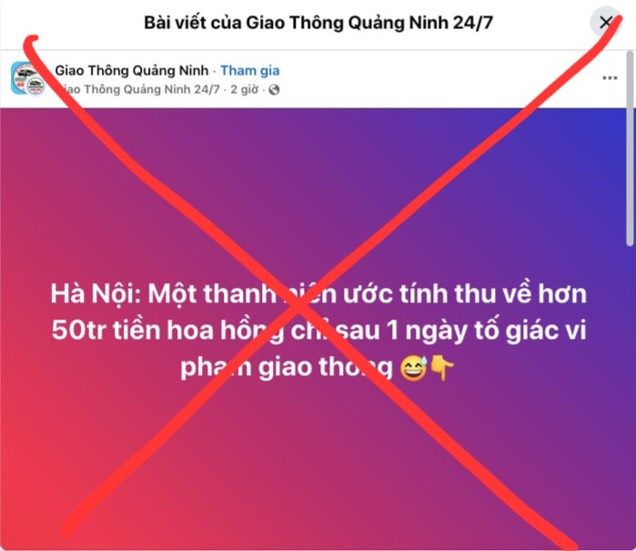 Nhieu Fanpage dua fake news “1 nguoi duoc thuong vi bao vi pham giao thong“-Hinh-7