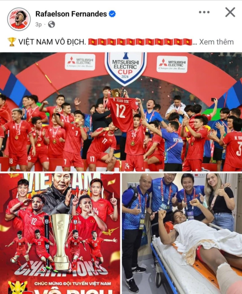 Tuyen thu Viet Nam an mung sau chuc vo dich AFF Cup ra sao?