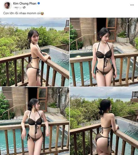 Hot TikToker Kim Chung Phan dien bikini tha dang gay me fan-Hinh-4