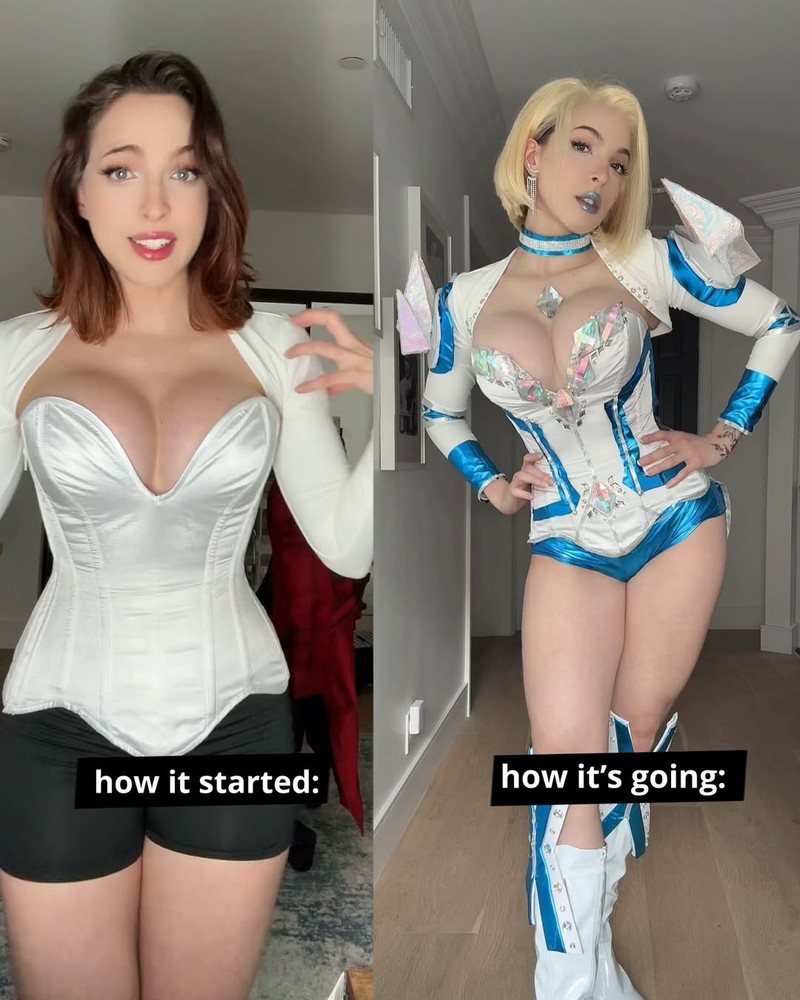 Bien hinh thanh Emma Frost, nu coser khien netizen 