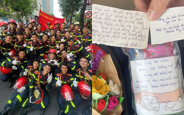 Chien si tham gia dieu binh, dieu hanh 30/4 khoe qua 
