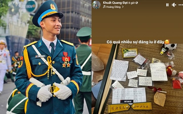 Chien si tham gia dieu binh, dieu hanh 30/4 khoe qua 