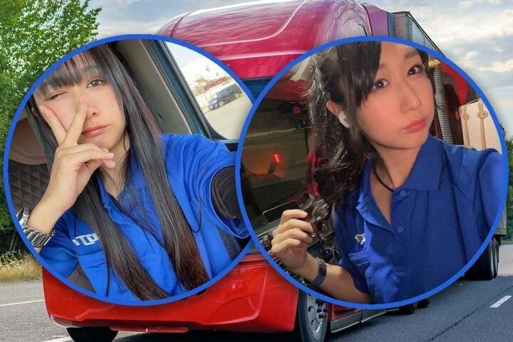Nu tai xe xe tai gay sot vi xinh nhu hot girl-Hinh-7