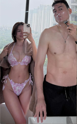 Vo thu mon Dang Van Lam dan dau duong dua bikini mua he-Hinh-3