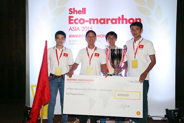 Viet Nam vo dich cuoc thi Shell Eco-marathon Chau A 2015-Hinh-2