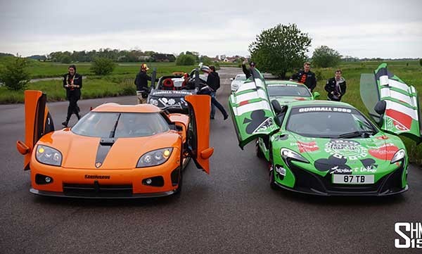 Xem Gumball 3000 dua drag tai dai ban doanh Koenigsegg