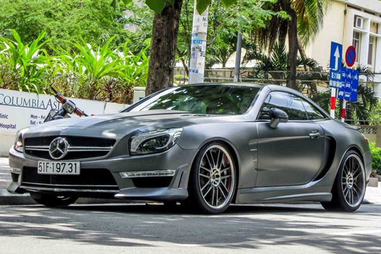 Mercedes SL hang hiem do mam 