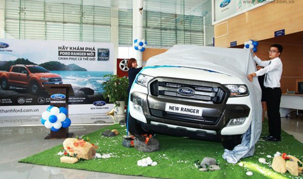 Ford Ranger 2015 moi ra mat khach hang khu vuc phia Nam