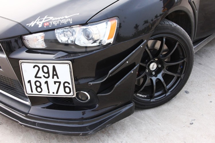 Xe doc Mitsubishi Lancer X bien Ha Noi xuat hien tai Sai Gon-Hinh-4