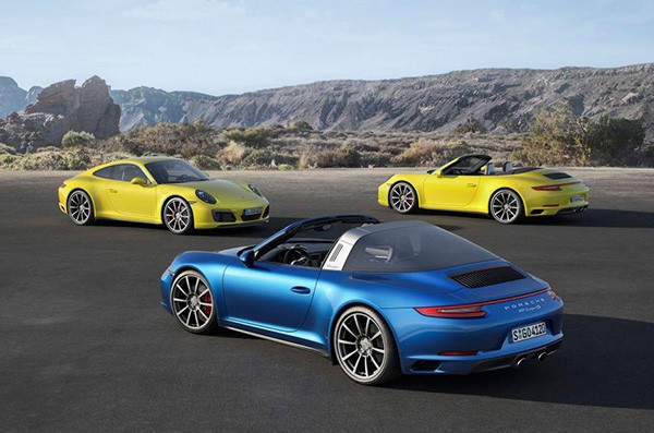 Porsche ra mat 4 mau xe moi “cuc chat” cho nam 2016