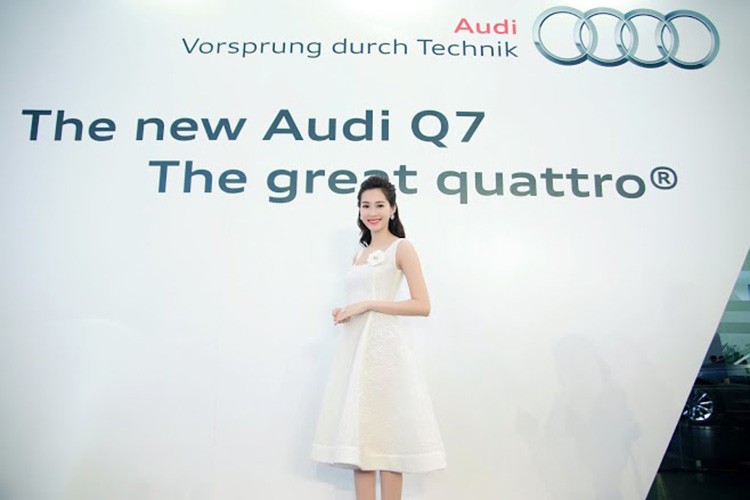 HH Dang Thu Thao, sieu mau Thanh Hang do dang voi Audi-Hinh-2