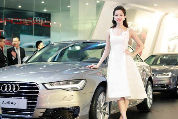 HH Dang Thu Thao, sieu mau Thanh Hang do dang voi Audi-Hinh-3