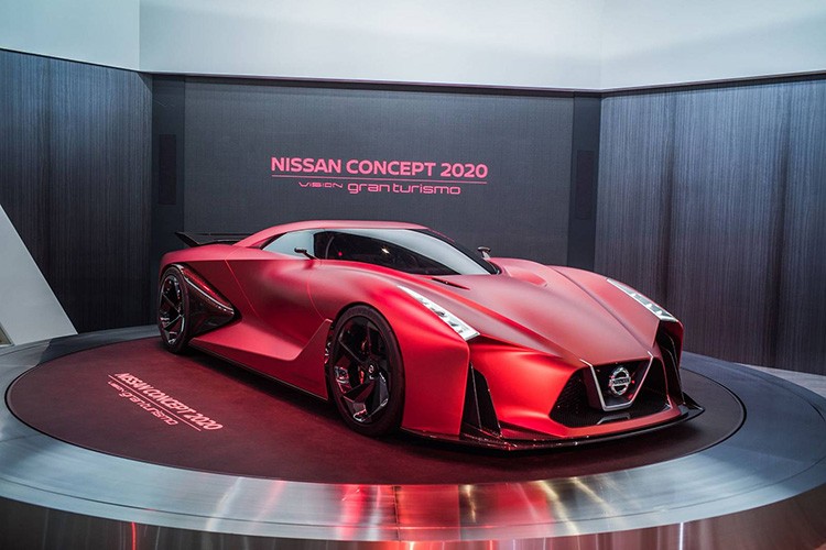 Sieu xe Nissan Concept 2020 Vision Gran Turism tren 