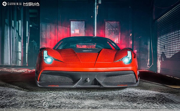 Ferrari 458 Italia do body cuc chat boi Misha Designs