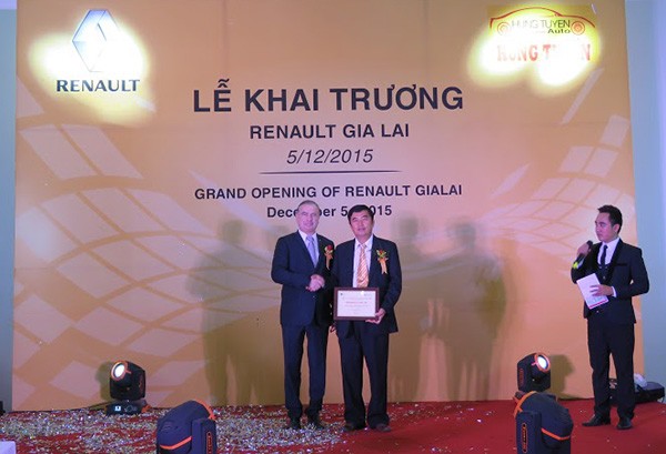 Renault Viet Nam co them dai ly 3S moi tai Gia Lai