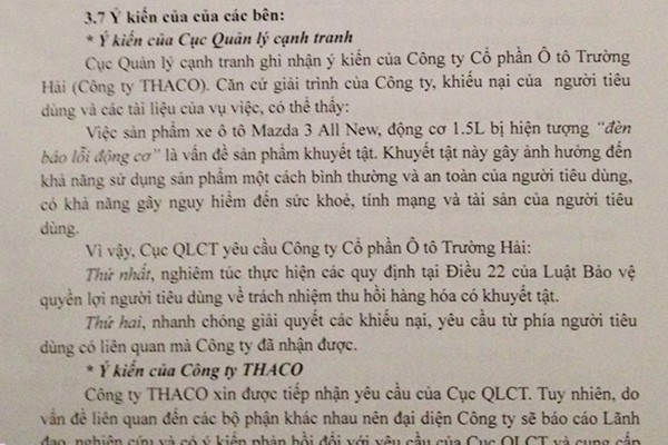 Thaco phai trieu hoi xe Mazda 3 bi loi tai Viet Nam-Hinh-2