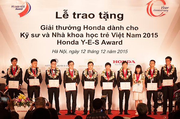 Honda chap canh cho ky su va nha khoa hoc tre Viet Nam