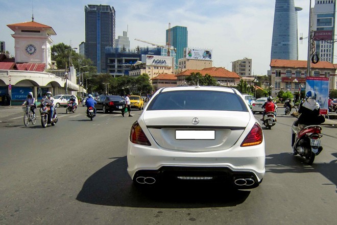 Cham mat Mercedes S500L 