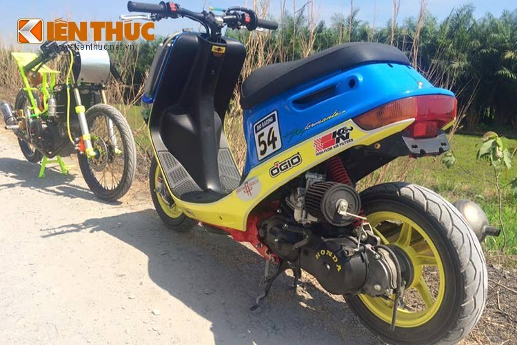 Honda Dio SR độ độc đầy cá tính của biker Thailand