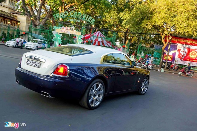 Rolls-Royce Wraith chinh hang 21 ty cua dai gia Sai Gon-Hinh-7