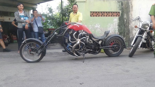 Moto do dong co may bay doc nhat Viet Nam 