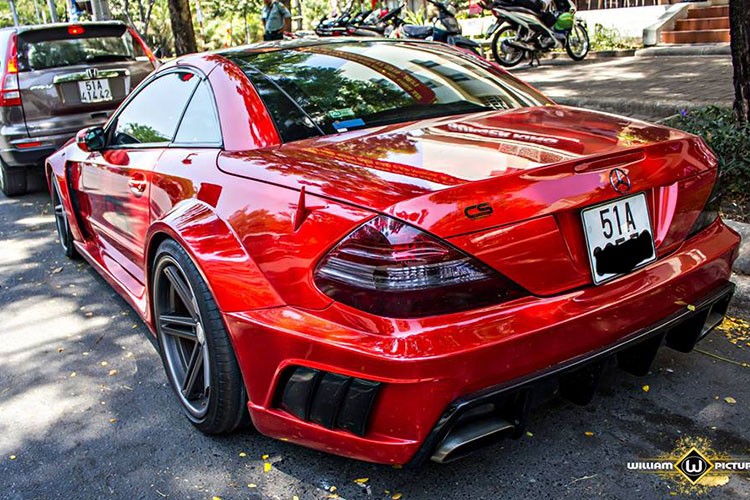 Xe do Mercedes SL 55 AMG 