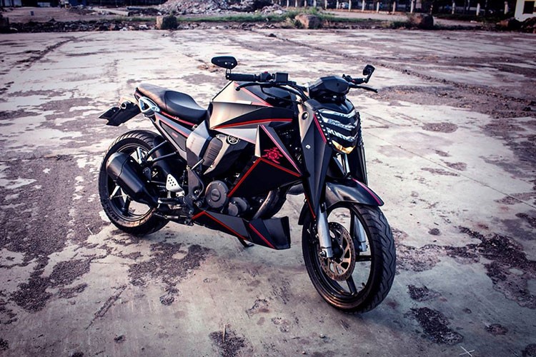 Xe no Yamaha FZ16 phong cach samurai 