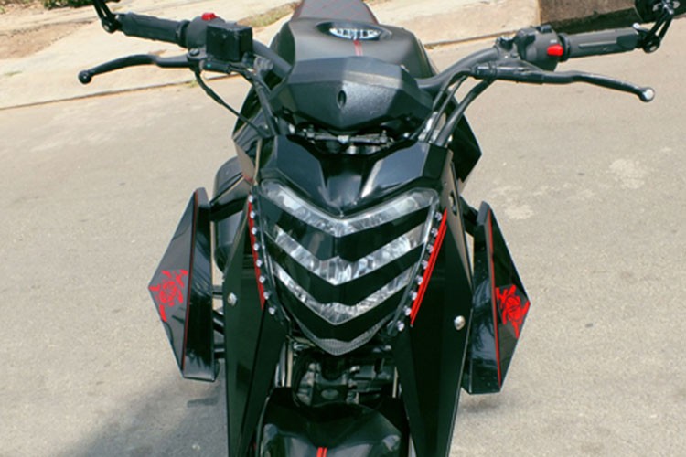 Xe no Yamaha FZ16 phong cach samurai 