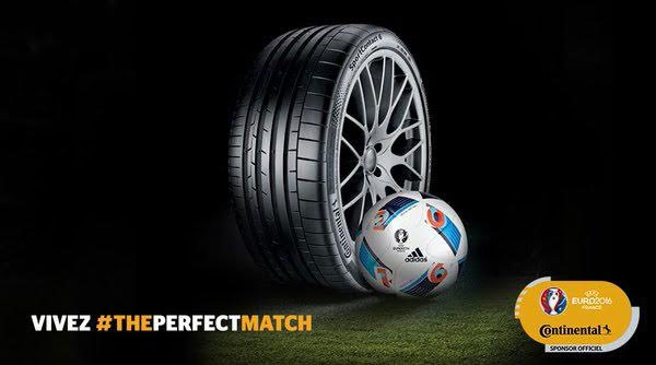 Cung lop Continental Tires den Chau Au xe Euro 2016