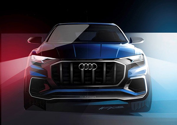 Audi Q8 - doi thu moi cua BMW X6 lo dien