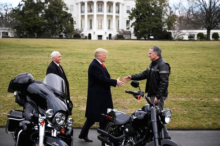 Hang xe moto Harley-Davidson huong loi tu Trumph?