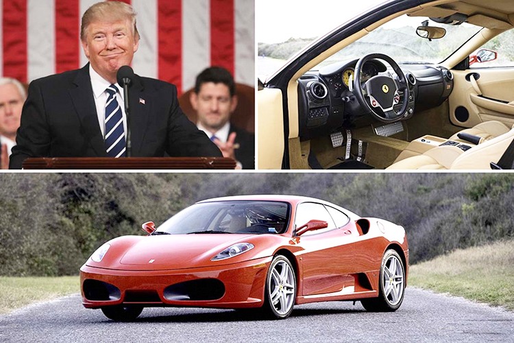 Sieu xe Ferrari cua Tong thong Trump 