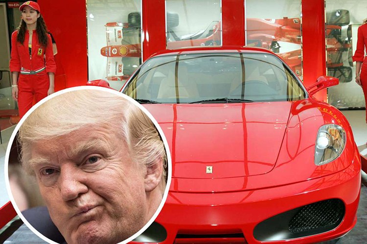 Sieu xe Ferrari cua Tong thong Trump 