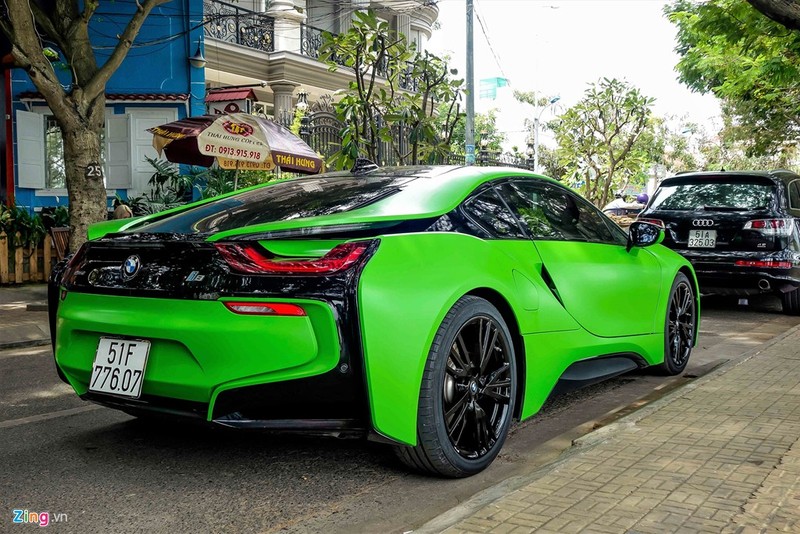 BMW i8 mau xanh xuat hien o Sai Gon-Hinh-4