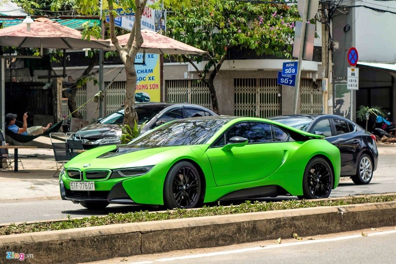 BMW i8 mau xanh xuat hien o Sai Gon-Hinh-7