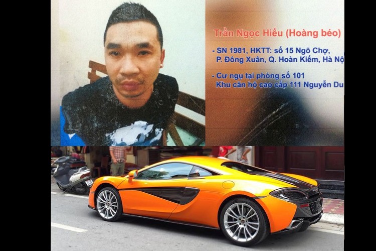 &quot;Soi&quot; sieu xe McLaren 570S cua trum ma tuy Ha Noi