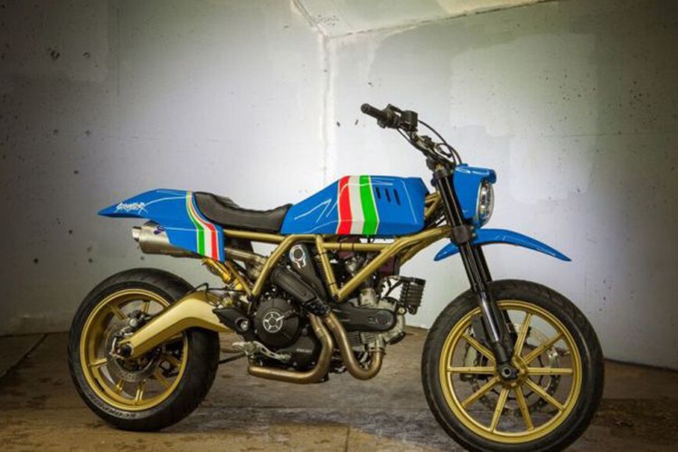 Tho xam do moto Ducati Scrambler Maverick sieu chat-Hinh-2