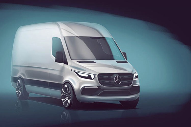 Mercedes-Benz &quot;nha hang&quot; xe oto VAN Sprinter the he moi