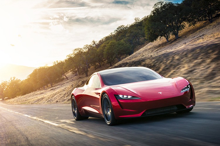 Sieu oto dien Tesla Roadster moi se manh nhat The gioi