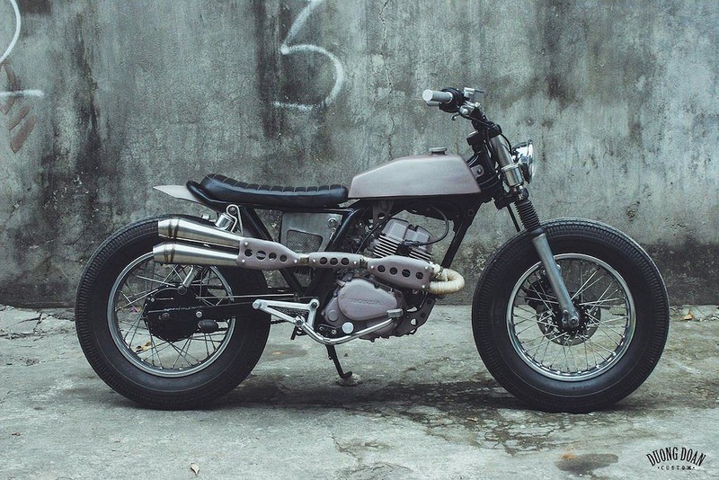 Bộ ảnh đẹp của Honda LA 250 lên Cafe racer  2banhvn