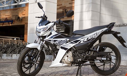 Hon 700 xe may Suzuki Raider loi giam xoc tai Viet Nam