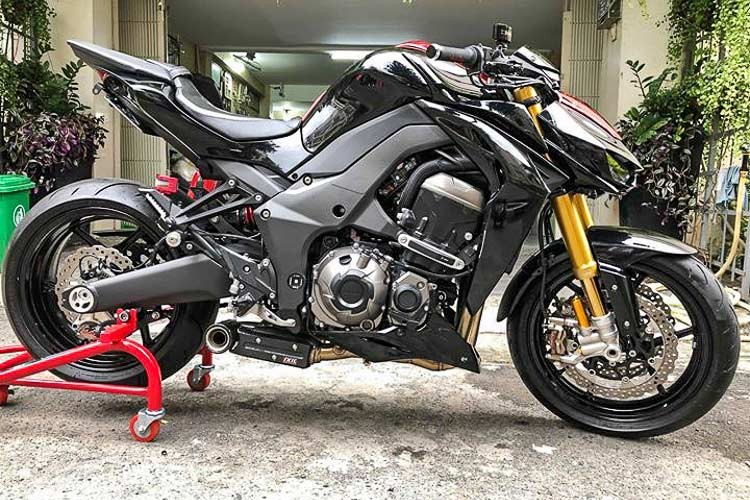 Kawasaki Z1000 bien tu quy gia 1,2 ty tai Sai Gon-Hinh-8