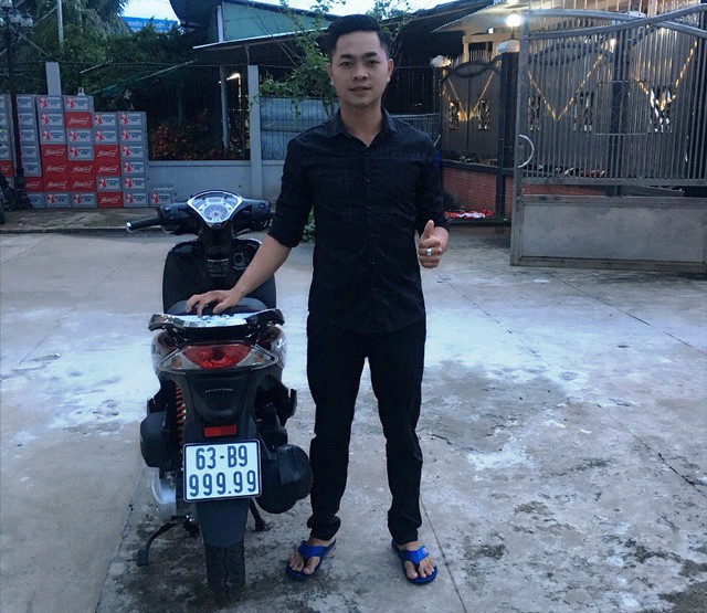 Honda SH mode bien khung gia nua ty dong o Tien Giang