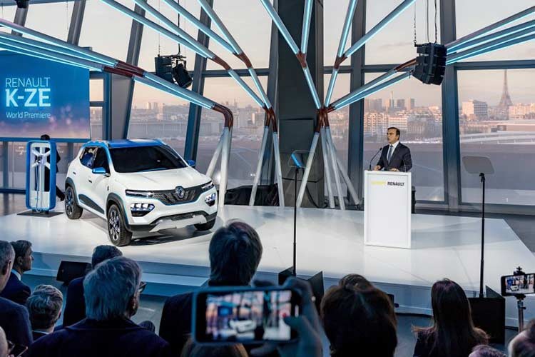 Renault K-ZE - xe dien gia re tai trien lam oto Paris 2018