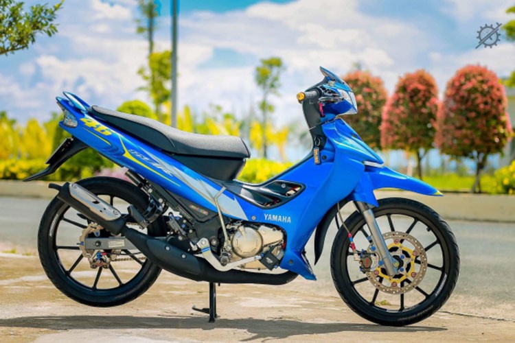 Chi tiet xe may Yamaha Z125 do nua ty dong o mien Tay-Hinh-2